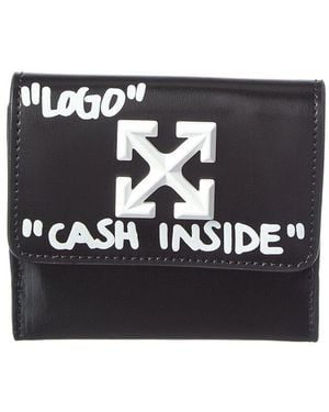 Off-White c/o Virgil Abloh Jitney French Nylo Continental Wallet - Black