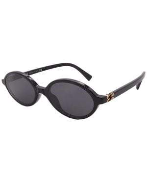 Miu Miu Mu04Zs 50Mm Sunglasses - Black