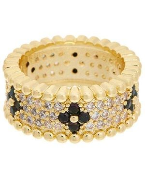 Juvell 18K Plated Cz Ring - Metallic