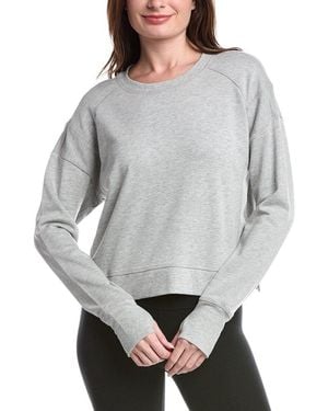 Sweaty Betty After Class Cropped Sweatshirt - Gray
