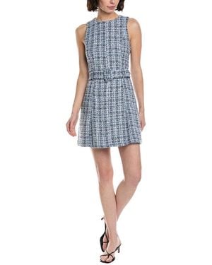 Cece Pleated Mini Dress - Blue