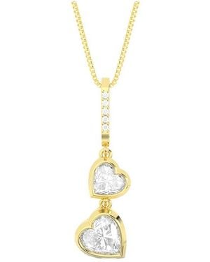 Amairah 14K 3.00 Ct. Tw. Lab-Grown Diamond Pendant Necklace - Metallic