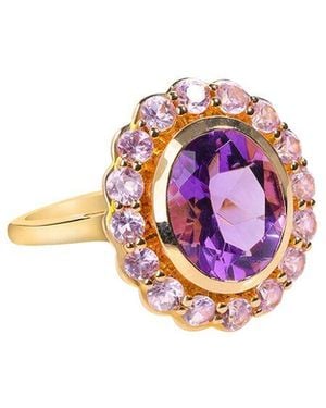 TIRAMISU 14k 3.82 Ct. Tw. Gemstone Ring - Pink