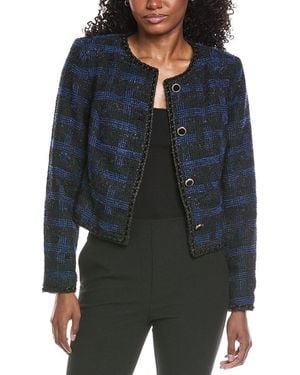 Walter Baker Rhonda Tweed Jacket - Blue