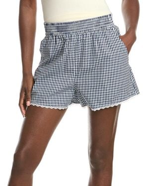 French Connection Lace-Trim Short - Blue