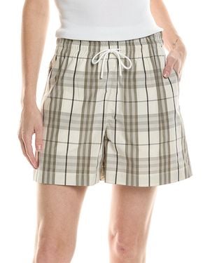 Burberry Check Short - Natural
