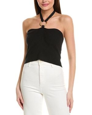 525 America Selena Halter Top - Black