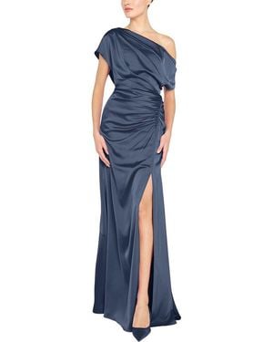 THEIA Kacey Asymmetrical Gown - Blue
