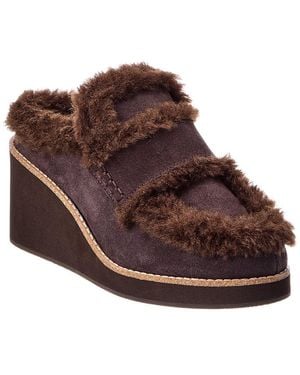 Donald J Pliner Jackpot Suede Wedge - Brown