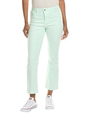 L'Agence Tati High-Rise Crop Micro Boot Jean - Green