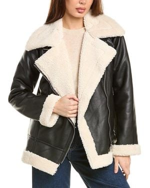 Vince Camuto Biker Jacket - Black