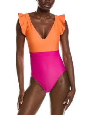 summersalt The Ruffle Backflip One-Piece - Pink
