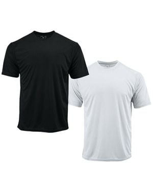 Ethan Williams 2Pk Perform Basics Dri-Tech T-Shirt - Black