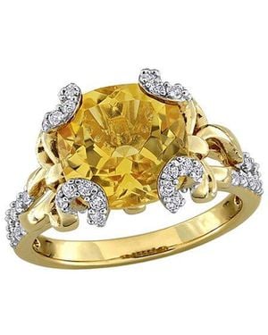 Rina Limor Plated 4.62 Ct. Tw. Gemstone Ring - Metallic