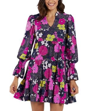Jude Connally Tammi Tiered Dress - Purple
