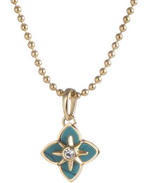 jean claude Cz Pendant Necklace - White