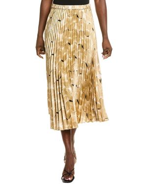Anne Klein Printed Maxi Skirt - Yellow