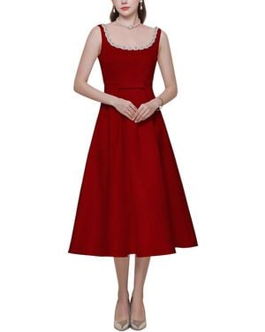 Kaimilan Midi Dress - Red