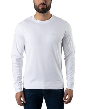 Jared Lang Long Sleeve Crewneck Shirt - Blue