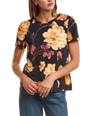 Ted Baker Floral T-Shirt - Black