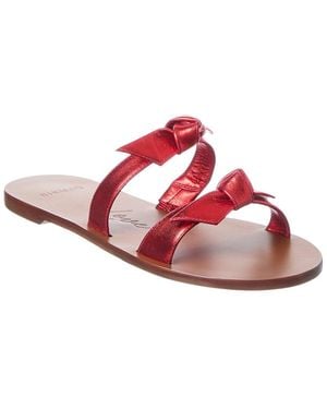 Alexandre Birman Clarita Holiday Season Leather Sandal - Pink