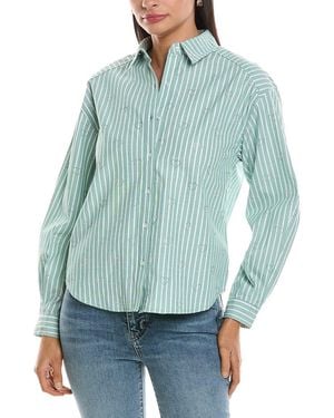 Nanette Lepore Rhinestone Shirt - Blue