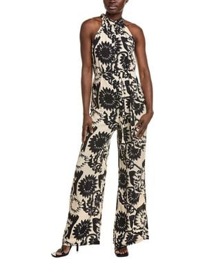 Ba&sh Finn Linen-Blend Jumpsuit - White