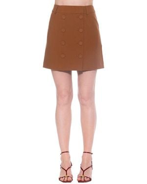 Alexia Admor Jinny Mini Skirt - Brown