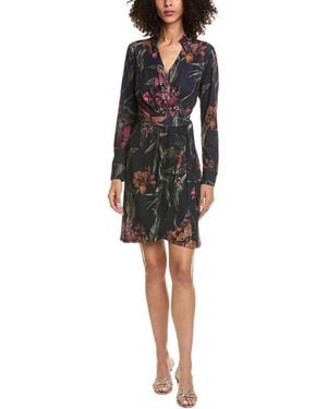 Tommy Bahama Carmela Orchid Isle Wrap Dress - Black