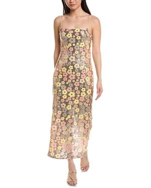 Moonsea Sequin Maxi Dress - Natural