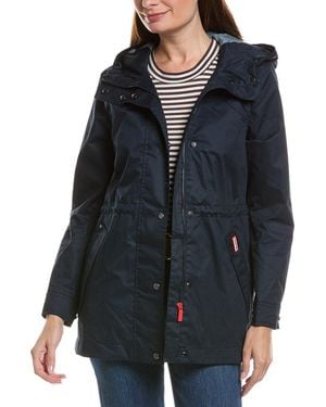 HUNTER Adela Waterproof Classic Rain Jacket - Blue