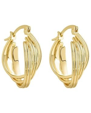 Sterling Forever 14K Plated Emery Earrings - Metallic
