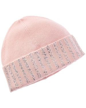 Sofiacashmere Sofiacashmere 6-Ply Cashmere Knit Hat - Pink