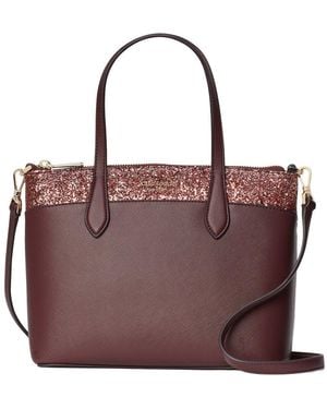 Kate Spade Flash Glitter Satchel - Purple