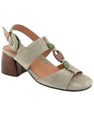 Gentle Souls Miracle Suede Sandal - Metallic