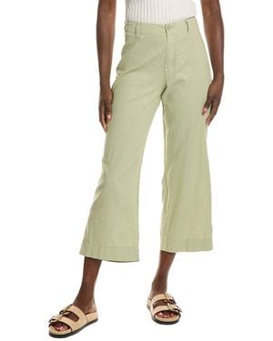 Michael Stars Geraldine Relaxed Linen-Blend Pant - Green