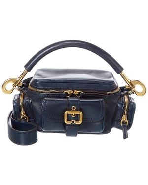 Chloé Marcie Small Leather Shoulder Bag - Blue