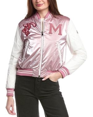 Moncler Dareb Reversible Bomber Jacket - Red