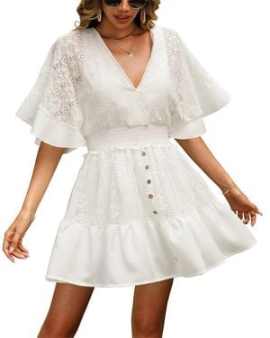Vincent Mini Dress - White