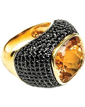 Arthur Marder Fine Jewelry Gold Over Silver Gemstone Ring - Metallic