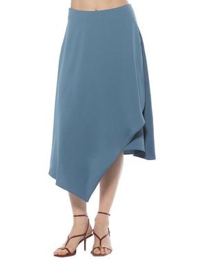 Alexia Admor Jess Asymmetric Skirt - Blue