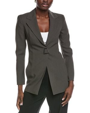 Akris Alpha Wool Blazer - Grey