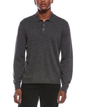 Theory Hilles Cashmere Polo Shirt - Grey