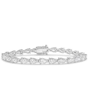 Diana M. Jewels Diana M. 14K 10.00 Ct. Tw. Lab-Grown Diamond Tennis Bracelet - White