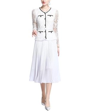 DZA Midi Dress - White