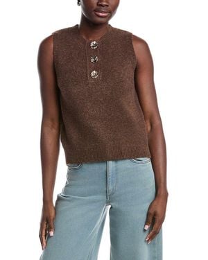 ANNA KAY Kellie Sweater Vest - Brown