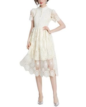MIRA RICHI Midi Dress - Natural