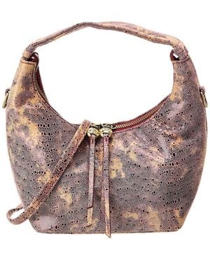 Hobo International Astrid Small Leather Crossbody - Gray