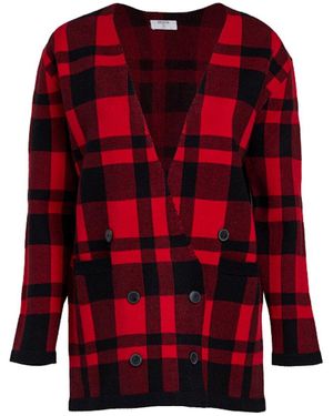 Dex buffalo plaid sweater coat discount