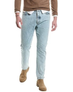 Brunello Cucinelli Leisure Fit Light Wash Trouser Jean - Blue